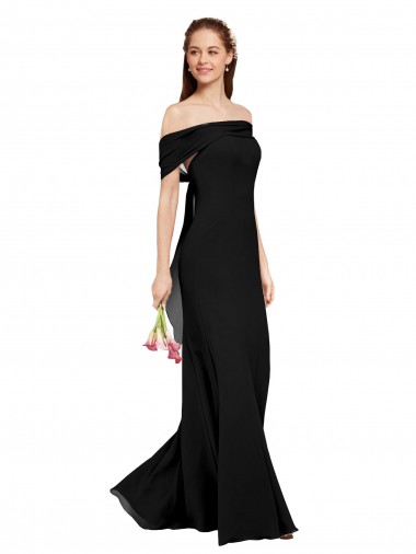 Fit and Flare Long Chiffon Prom Dress with Sash and Open Back UK Clearance