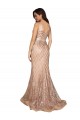 Sleek Long Mermaid Sparkling Sequin Prom Dress UK Clearance