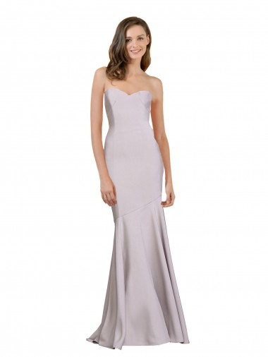 Crepe Mermaid Prom Dress with Low Back UK Clearance