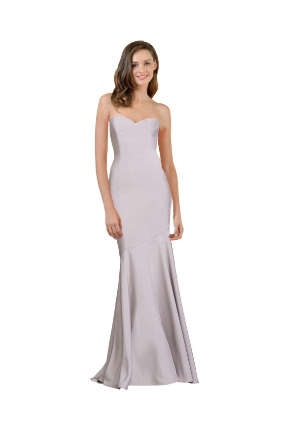 Crepe Mermaid Prom Dress with Low Back UK Clearance