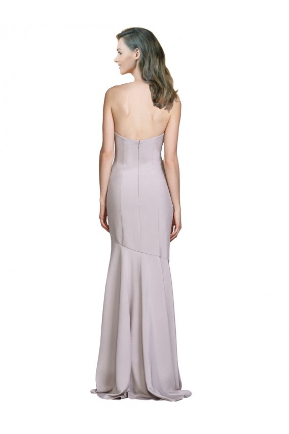 Crepe Mermaid Prom Dress with Low Back UK Clearance