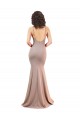 Fishtail Shape V-Neck Crepe Prom Dress with Slit UK Clearance